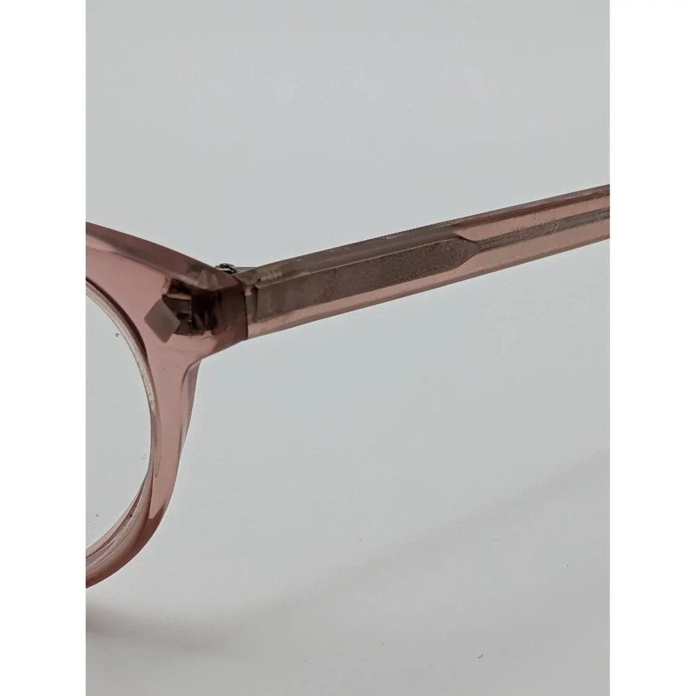 Vera Bradley Blush Pink Transparent Oval Eyeglass Frames 50-19-140 Womens